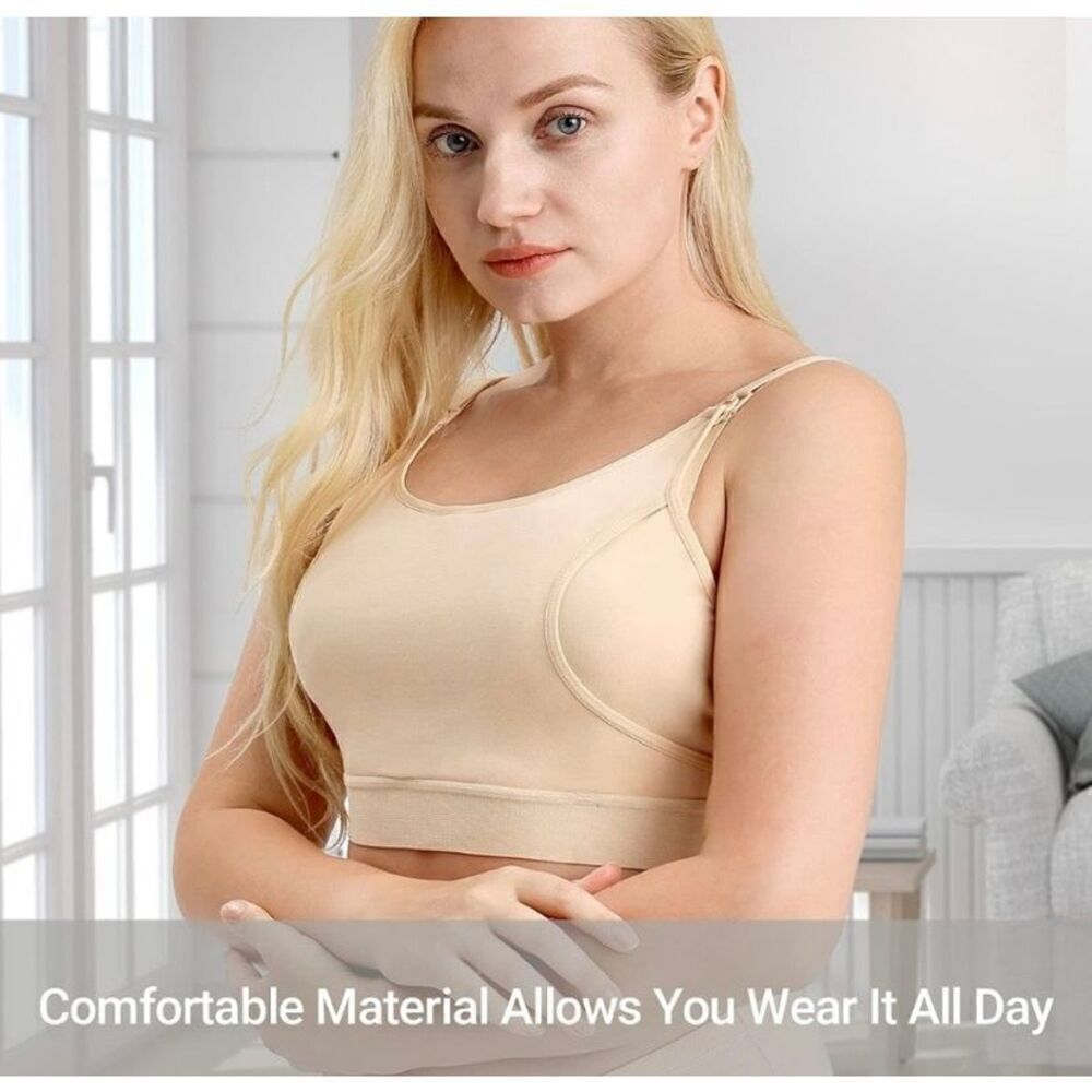 Mom cozy hands-free pumping/nursing maternity bra set of 2/ XL